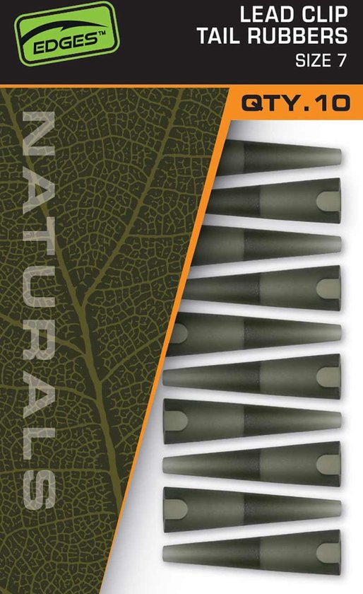 Naturals Size 7 Lead Clip Tail Rubbers Fox — afbeelding 4