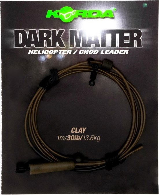 Korda Heli Leader - Dark Matter - Clear - 40lb - Transparant van Merkloos — afbeelding 5