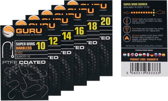 Guru Super MWG Eyed (10pcs) - Taille : 20
