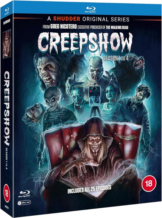 Creepshow - Seizoenen 1 tot en met 4 - Blu-ray - Import zonder NL ondertiteling