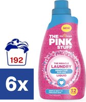 The Pink Stuff Vloeibaar Wasmiddel Sensitive - 6 x 960 ml (192 wasbeurten)