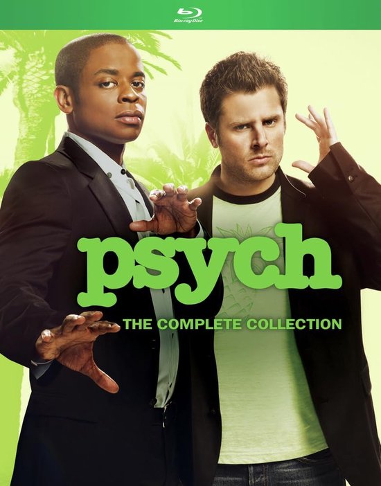 Psych - The Complete Collection - Blu-ray - Import zonder NL ondertiteling