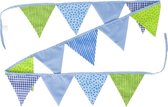 Goki Katoenen Vlaggenlijn Blauw/Groen