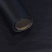 IVOL Wandbekleding Zelfklevend PU-leer - Zwart – 140 cm Breedte - Per strekkende Meter - Leerreparatie