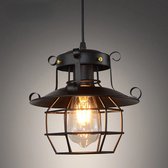Starstation Industriële Hanglamp | Inclusief lamp - E27 - Zwart - Industrieel - Lamp - Vintage - Retro - Kroonluchter - Hanglamp - Edison - Bar -Cafe - Horeca