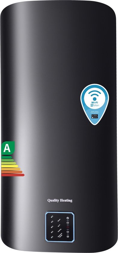 80 Liter Performance QH Wifi dual elektrische boiler met digitale bediening - energieklasse A - energiezuinig - universele montage