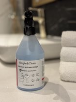 Simple&Clean - Badkamer reiniger - Alle overvlakken - verwijderd kalkaanslag - 500 ML