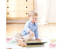 Bio Toys L’Ecole des Mots bilingue Français- Anglais - Jeu en Bois