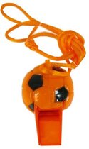 Oranje voetbal fluit
