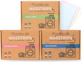 Wasmiddeldoekjes Proefpakket - Fresh Linen - Lentebloesem - Spa Intense Wasstrips - 3x50 Wasbeurten Incl. Wasverzachter – Wasmiddel Wasdoekjes – Vegan – Zero Waste