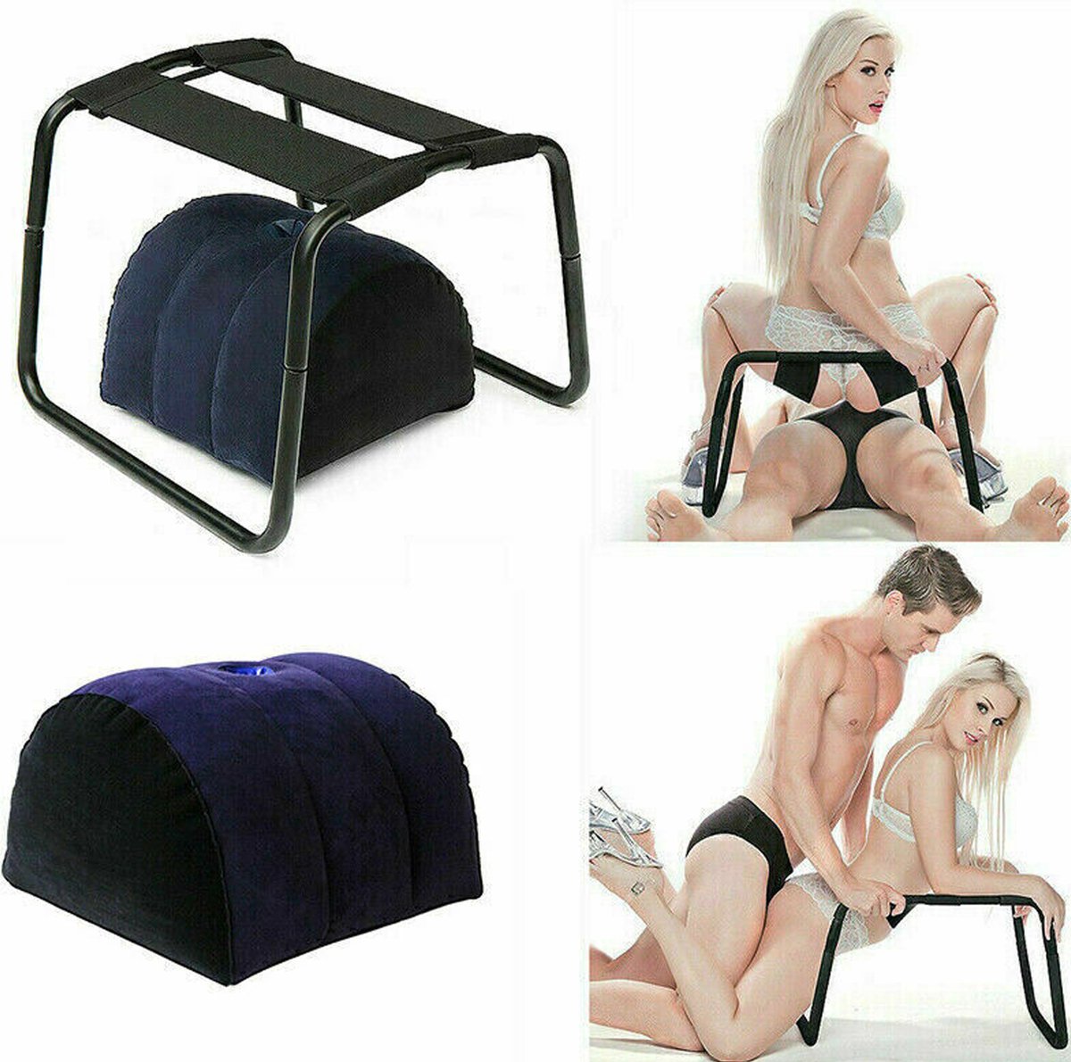 Seks stoel BDSM | Standjes en posities | Seks meubel | Inclusief driehoekig kussen | Bounce | Luxe materialen