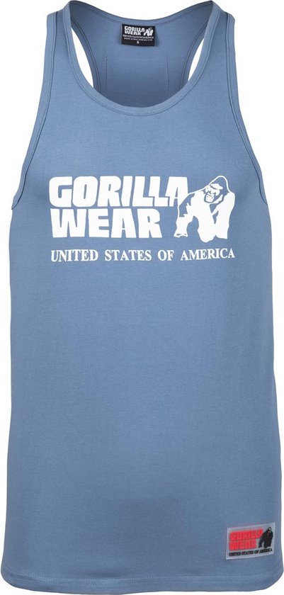 Gorilla Wear Classic Tank Top - Coronet Blauw - XL