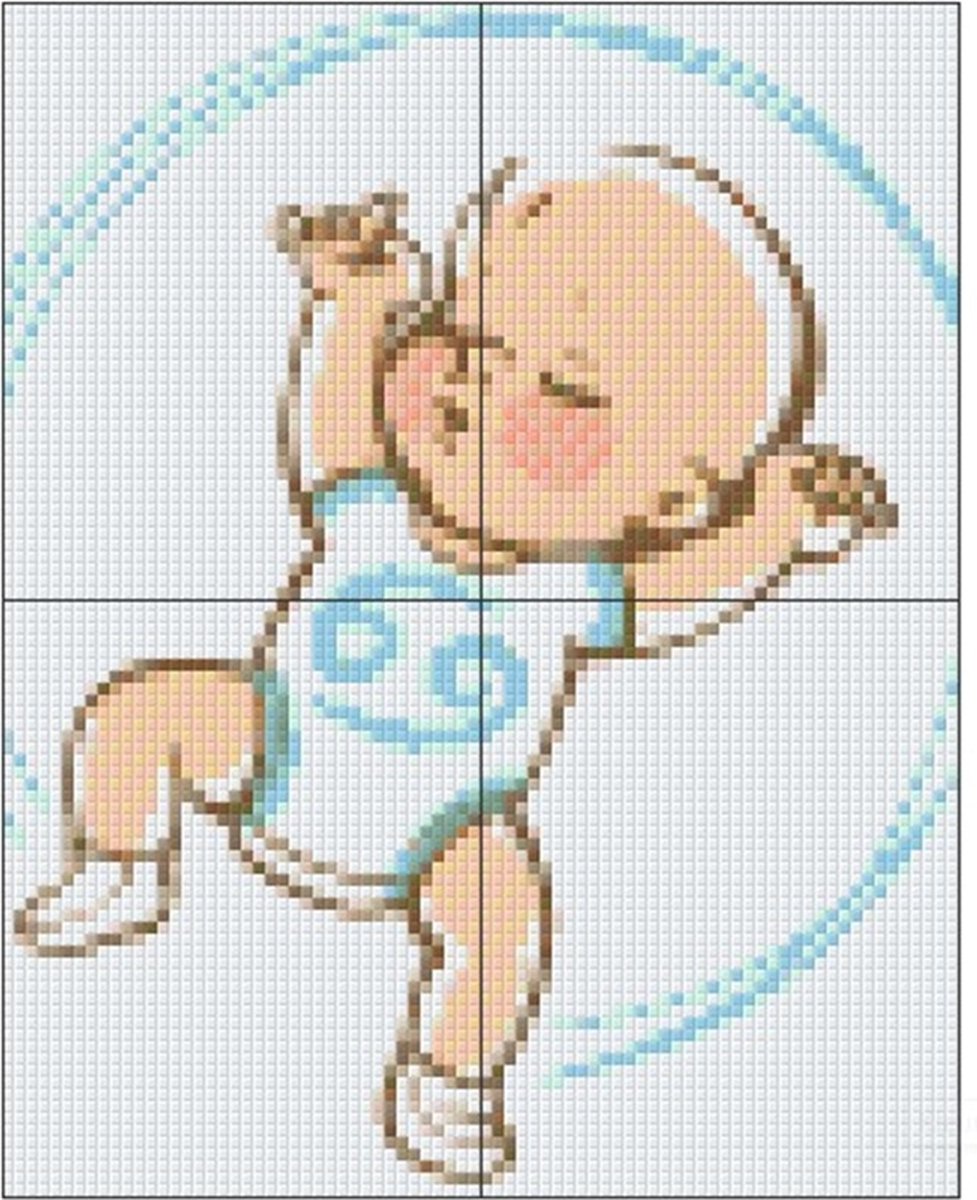 PIXELHOBBY BABYHOROSCOOPKREEFT - 4PLATEN - 85MATJES