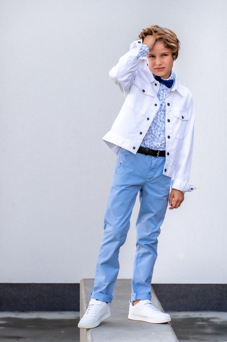 Red & Blu - Vest - Maat 128 - Jongens - 010 Bright Whit -