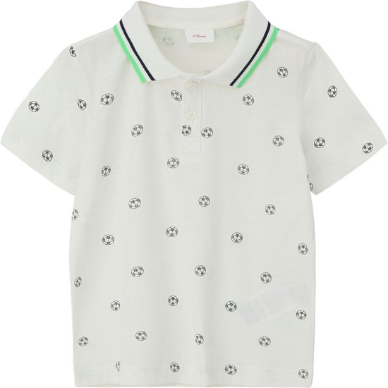 S'Oliver Boy-Polo--02B1 WHITE-Maat 104/110