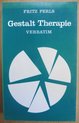 Boek kaft: 'Fritz Perls Gestalt Therapie Verbatim'. Groene kaft met witte cirkel als symbool.