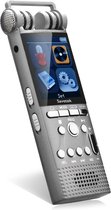 DrPhone MIC3 - Professionele Digitale Spraak gestuurde Audiorecorder met OLED scherm - Auto Opname - 32GB Opslag - Opname 1536Kbps DSP Ruisonderdrukking