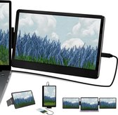 Portable Monitor - 14 Inch - Draagbare Monitor - Extra Scherm - Full HD - 1080p - Type-C/HDMI - Computerscherm - Compatibel met Laptops en Pc's - Zwart
