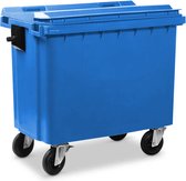 Afvalcontainer 500 liter blauw - Papiercontainer