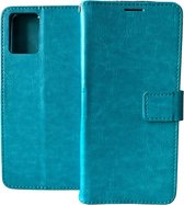 Bookcase Turquoise Geschikt voor Motorola Moto G23 - portemonnee hoesje - ZT Accessoires