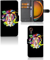 GSM Hoesje Geschikt voor Samsung Galaxy Xcover 7 Book Cover Lion Color
