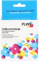 FLWR - Inktcartridge / LC3219XLBK / Zwart - Geschikt voor Brother