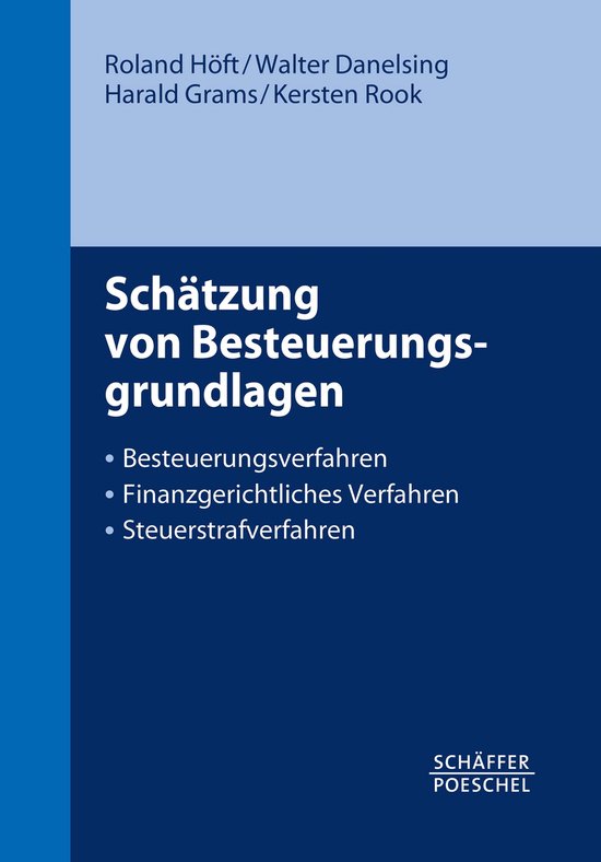 Schätzung von Besteuerungsgrundlagen - cover