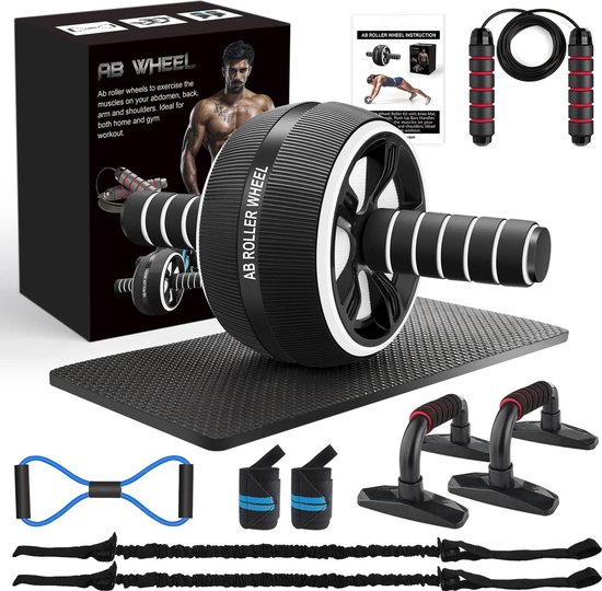 Belle Vous ab roller wheel workout training