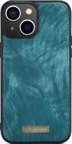 Caseme Telefoonhoesje geschikt voor Apple iPhone 15 Plus Hoesje Uitneembare 2in1 Bookcase Portemonnee - Blauw