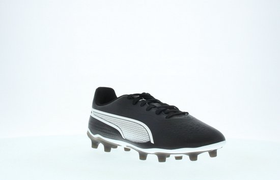 Chaussures de football Puma King Match FG noir White