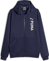PUMA - fit double knit fz hoodie - Blauw