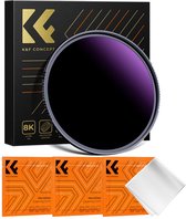 K&F Concept 67mm ND1000000 Nano-X MRC zonnefilter nd solar filter zonsverduistering grijsfilter 20 stops