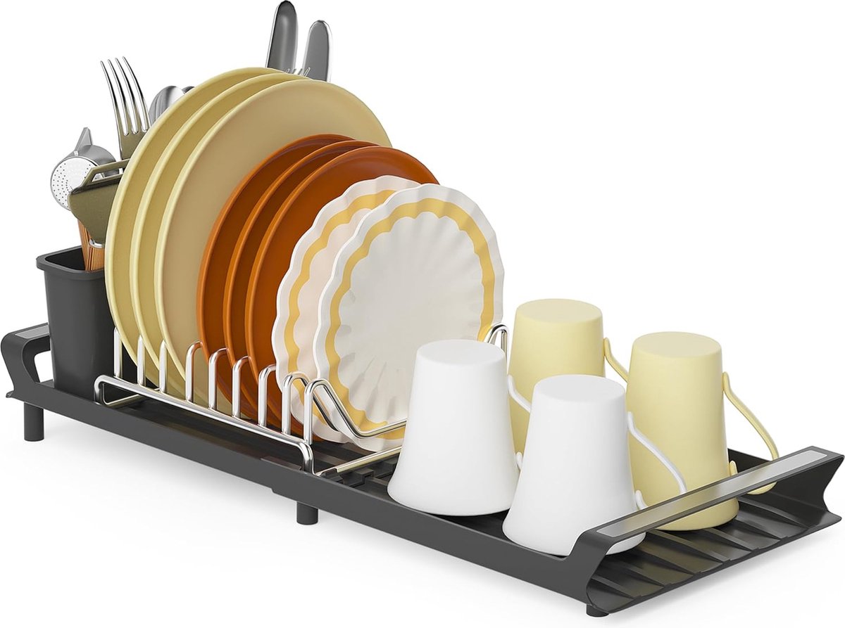 Goedkoopste afdruiprek, uitschuifbaar afdruiprek, compact afdruiprek, bestekhouder