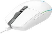 Logitech G203 LIGHTSYNC - Gaming Mouse - EMEA / Wit