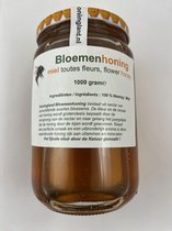 Honingland: Bloemenhoning, Miel toutes fleurs, Flower honey, Bloemen Honing ( Rauwe ) + Dispenser. 1000 gram