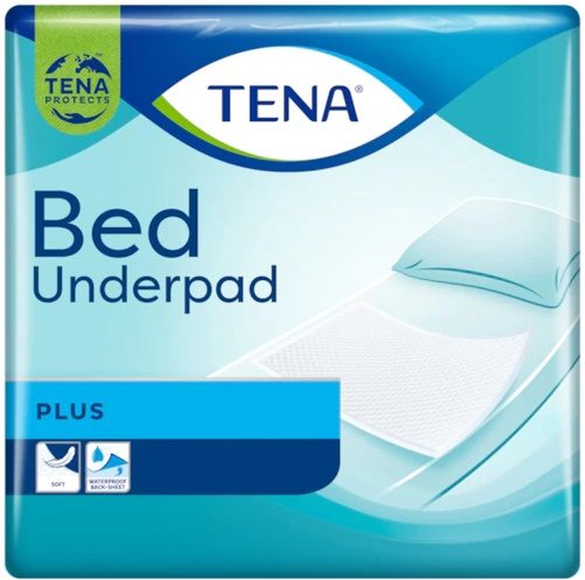 Goedkoopste TENA Bed Plus onderlegger 60 x 90 cm- 20 x 35 stuks voordeelverpakking