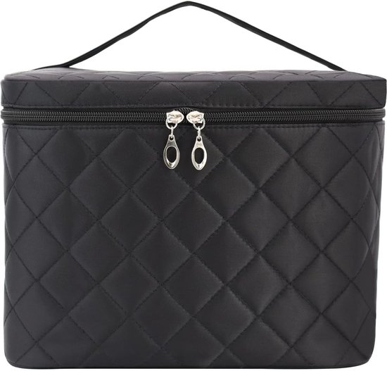 Lhbwhiz 3 stuks mesh make-uptas met ritssluiting, praktische