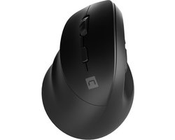 Vertical Mouse Natec Crake 2 wireless 2400DPI Bluetooth 5.2 + 2.4GHZ ook voor linkshandige gebruikers, Zwart