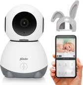 Alecto Wifi Babyfoon met Camera en App - Full HD - Op afstand beweegbaar - Melding bij beweging en geluid - SMARTBABY10 - Wit