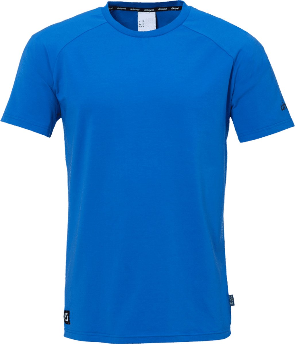 Uhlsport Id T-Shirt Heren - Azuurblauw / Zwart | Maat: S