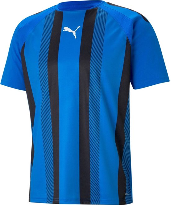 Puma Teamliga Shirt Korte Mouw Kinderen - Royal / Zwart | Maat: 152