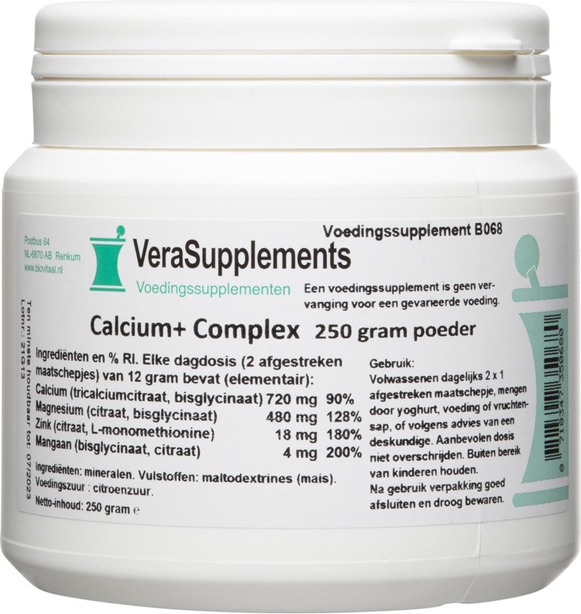 Goedkoopste BIOVITAAL CALCIUM PL COMP PDR