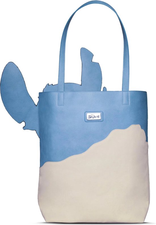 Panier De Vélo Lilo & Stitch - Bleu Turquoise à Pois - Fixation Par Sangles Sur Guidon - Pour Goûter, Jouets