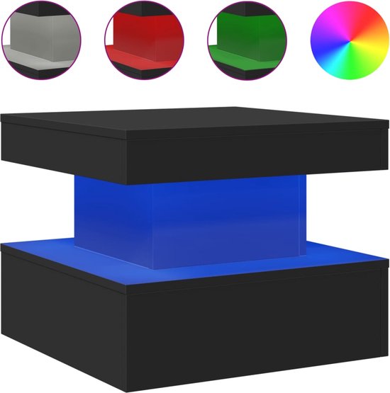 vidaXL-Salontafel-met-LED-verlichting-50x50x40-cm-zwart