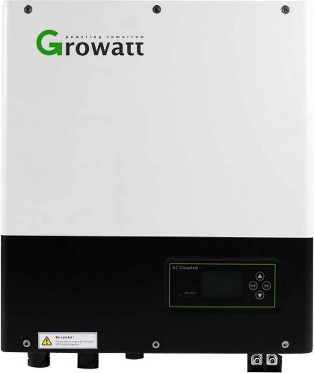 Growatt SPA 5000TL3 BH 5kW Omvormer 3-fasig Inclusief Slimme Meter TPM-E 3-fasig