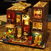 3D Hotel Puzzel met led-verlichting voor Volwassenen, Houten Modelbouwset, Cadeau voor Verjaardag Kerstmis