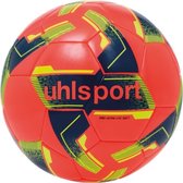 Uhlsport 290 Ultra Lite Soft Lightbal - Fluorood / Marine / Fluogeel | Maat: 4