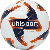 Uhlsport 290 Ultra Lite Soft Lightbal - Wit / Zwart / Fluo Oranje | Maat: 5