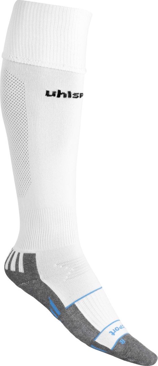 Uhlsport Team Pro Voetbalkousen - Wit / Zwart | Maat: 37-40