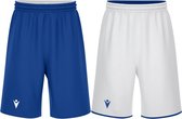 Macron X500 Reversible Short Heren - Royal / Wit | Maat: XL